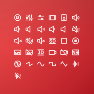 Bold Media & Player Pack Vol. 3 — icon pack cover