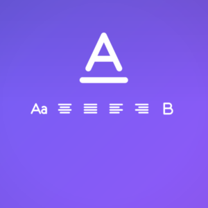 Bold Text Pack — icon pack cover