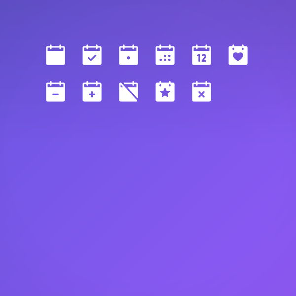 Fill Calendar Pack