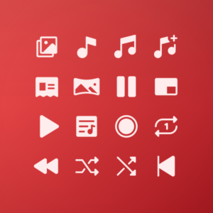 Fill Media & Player Pack Vol. 2 — icon pack cover