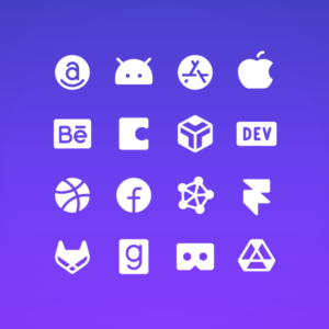 Fill Social & Brands Pack Vol. 1 — icon pack cover