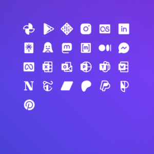 Fill Social & Brands Pack Vol. 2 — icon pack cover