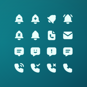 Filled Communication Pack — icon pack cover