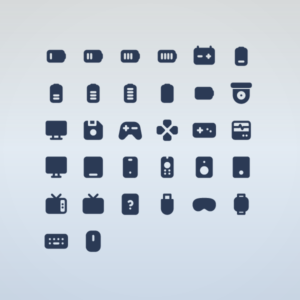 Filled Devices & Hardware Pack — icon pack cover