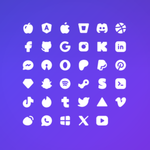 Filled Social & Brands Pack — icon pack cover