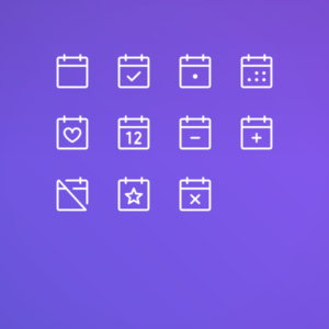 Light Calendar Pack — icon pack cover