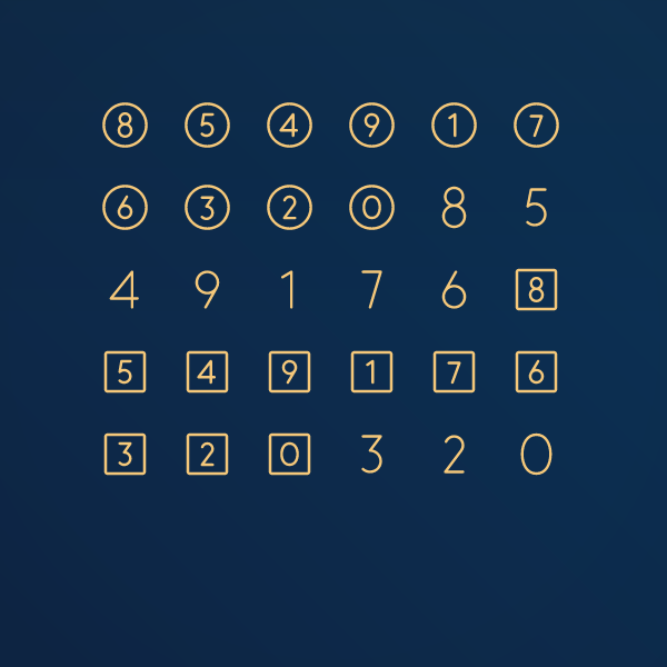 Light Number Pack