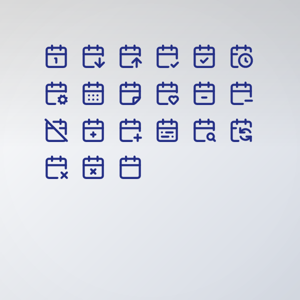 Line Calendar Pack