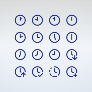 Line Clock Pack — icon pack cover