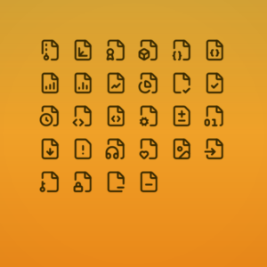 Line File Pack Vol. 1 — icon pack cover