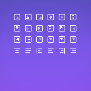 Outline Align Pack — icon pack cover