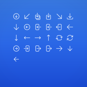 Outline Arrow Pack 24px Vol. 1 — icon pack cover