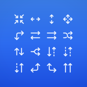 Outline Arrows Pack Vol. 2 — icon pack cover