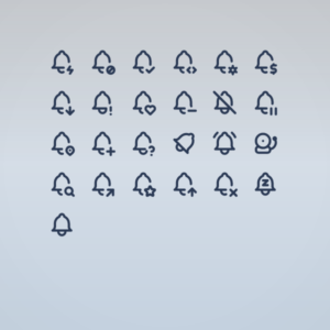 Outline Bell Pack — icon pack cover
