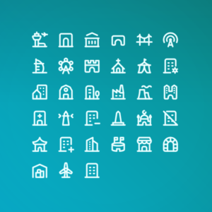 Outline Building Pack — icon pack cover