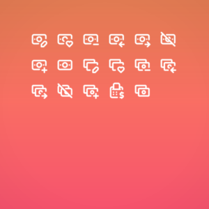 Outline Cash Pack — icon pack cover