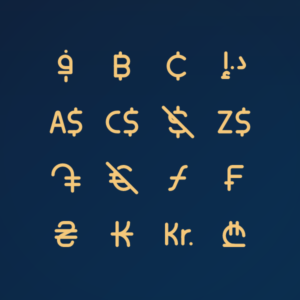 Outline Currency Pack Vol. 1 — icon pack cover