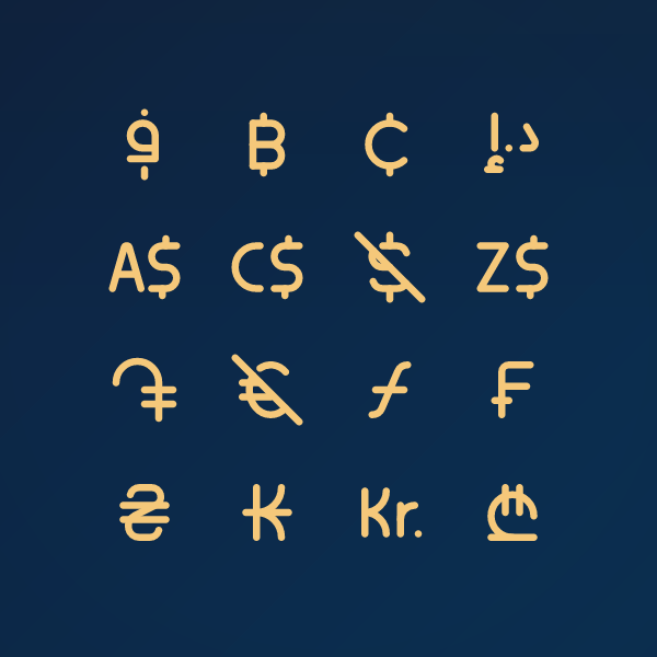 Outline Currency Pack Vol. 1