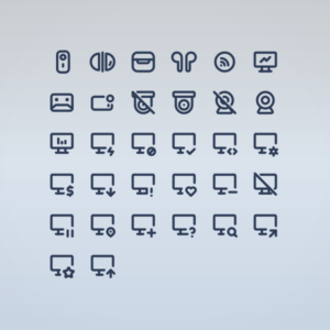 Outline Device Pack Vol. 1 — icon pack cover