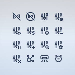 Outline Devices & Hardware Pack Vol. 1 — icon pack cover
