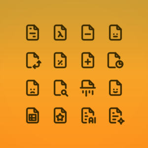 Outline File Pack Vol. 2 — icon pack cover