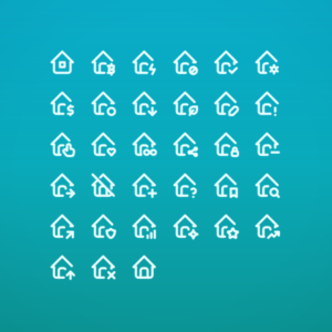 Outline Home Pack — icon pack cover