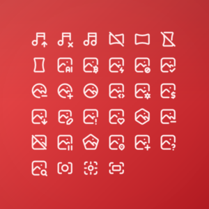 Outline Media & Player Pack Vol. 4 — icon pack cover
