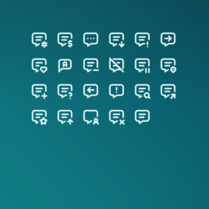 Outline Message Pack Vol. 3 — icon pack cover