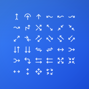 Outline Navigation & Arrows Pack Vol. 5 — icon pack cover