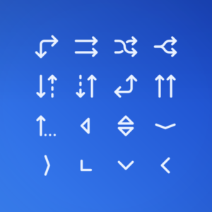 Outline Navigation & Arrows Pack Vol. 6 — icon pack cover