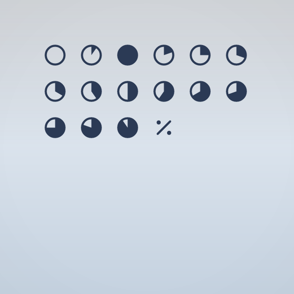 Outline Percentage Pack