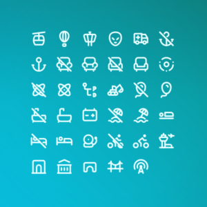 Outline Travel & Maps Pack Vol. 1 — icon pack cover
