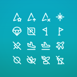Outline Travel & Maps Pack Vol. 10 — icon pack cover