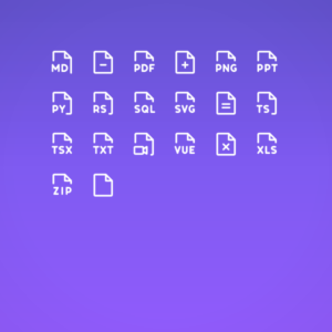 Regular File Pack Vol. 2 — icon pack cover