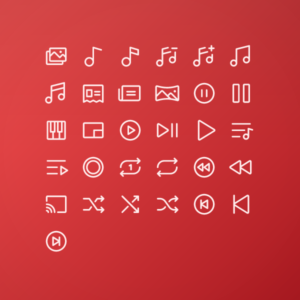 Regular Media & Player Pack Vol. 2 — icon pack cover