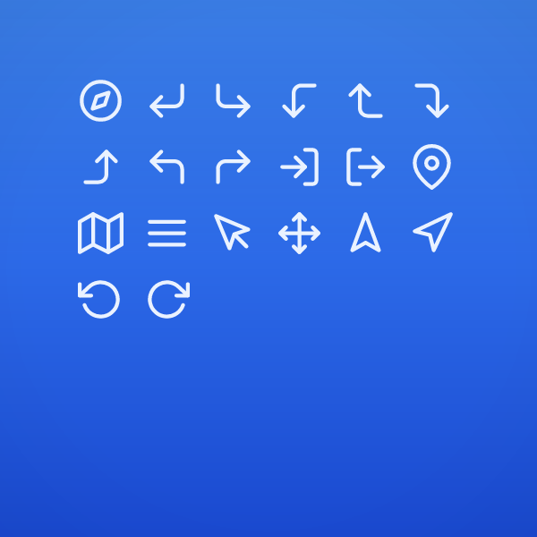 Slim Navigation & Arrows Pack Vol. 2