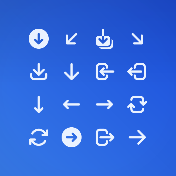 Solid Arrow Pack 16px Vol. 1