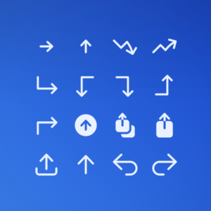 Solid Arrow Pack 20px Vol. 2 — icon pack cover