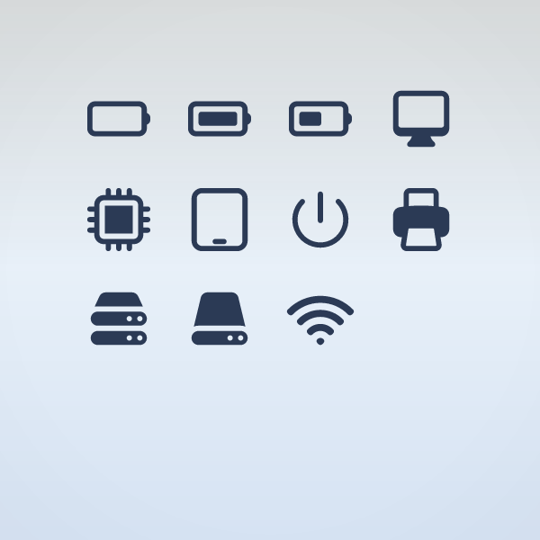 Solid Devices & Hardware Pack 20px