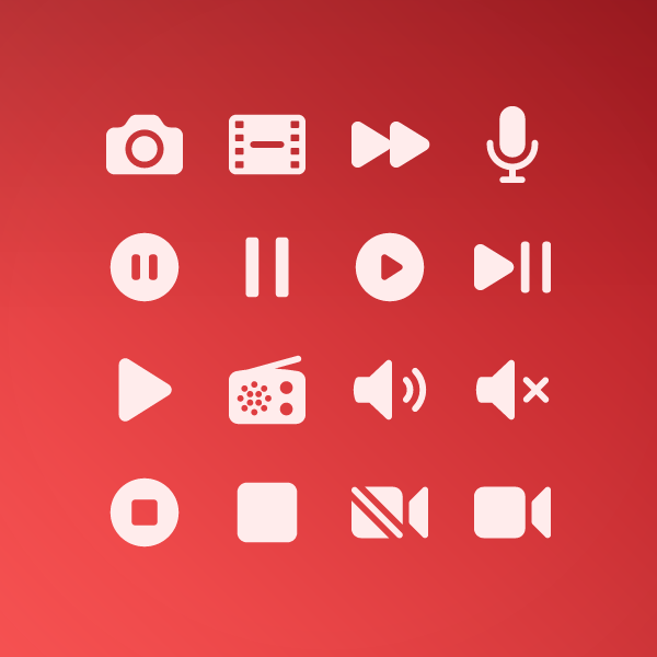 Solid Media & Player Pack 20px