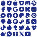 Tabler Filled Social & Brands Pack