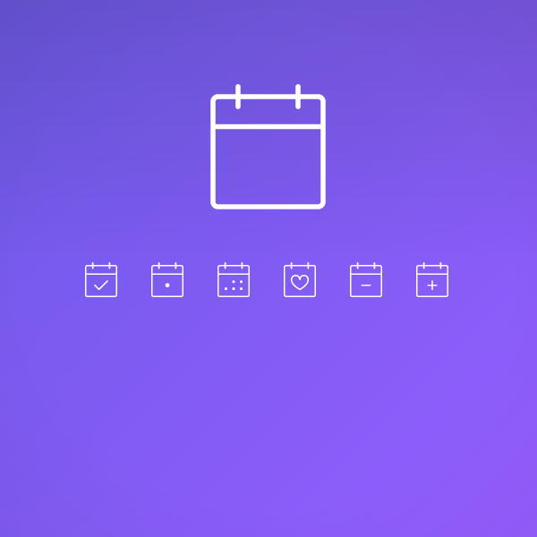 Thin Calendar Pack