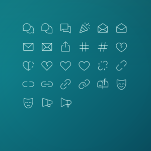 Thin Communication Pack Vol. 2 — icon pack cover