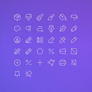 Thin Editor & Tools Pack Vol. 8 — icon pack cover