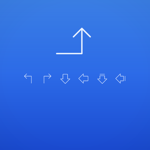 Thin Navigation & Arrows Pack Vol. 2